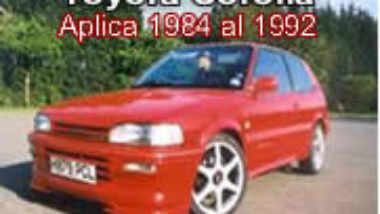 Manual de Taller toyota corolla 1990