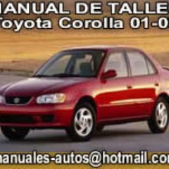 manual de servicio toyota corolla 2001