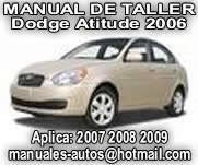 dodge atitude 2007 manual de taller