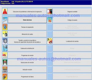 Audi A6 Quattro 2005 Manual Reparacion Fallas Diagnosticos Codigos