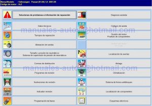 VW Passat 2001 2002 2003 2005 Manual Fallas y Diagnósticos y Reparación