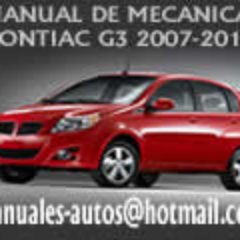 Manual De Taller Mecanica Pontiac G3 2008 2009 2010