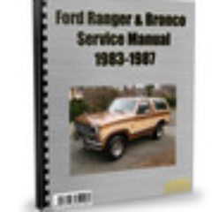 Ford Ranger 1983 1985 1987 Manual De Mecanica y Taller Reparacion