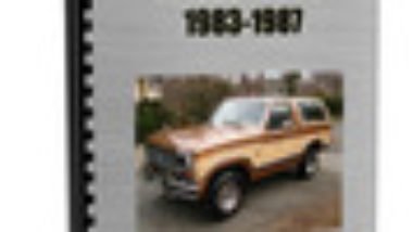 Ford Ranger 1983 1985 1987 Manual De Mecanica y Taller Reparacion