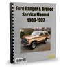 Ford Ranger 1983 1985 1987 Manual De Mecanica y Taller Reparacion